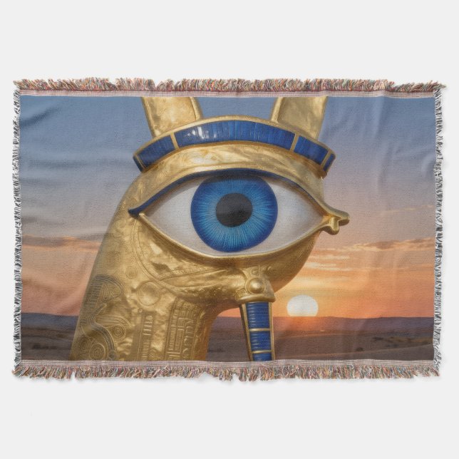 Das Ägyptische Auge´3 Throw Blanket (Front)
