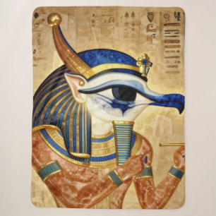 Das Ägyptische Auge Sherpa Blanket