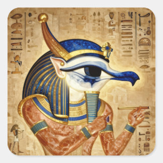 Das Ägyptische Auge  Square Sticker