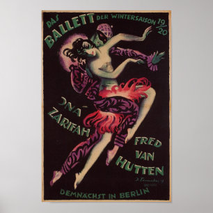 Das Ballett (The Ballet), Josef Fenneker Poster