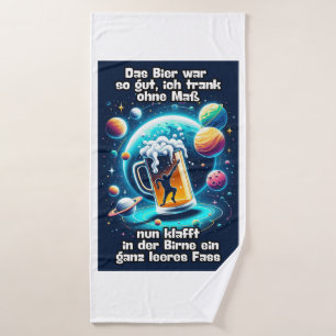Das Bier im Kopf Bath Towel Set