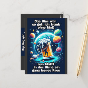 Das Bier im Kopf Postcard