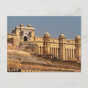 Das Fort Amber bei Jaipur in Indien Postcard