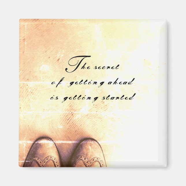 Das Geheimnis vom Vorankommen Magnet (Front)