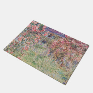 Das Haus in den Rosen - Claude Monet Doormat