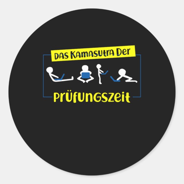 Das Kamatsura Der Computer Nerd Funny Gift Classic Round Sticker (Front)