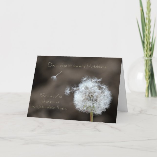 "das Leben" by mysteryella Card (Front)