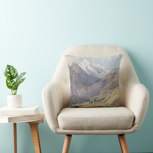 Das Mölltal mit dem Großglockner – Carl Lafite Cushion (Chair)
