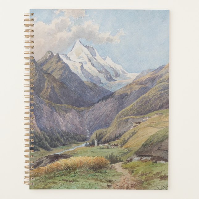Das Mölltal mit dem Großglockner – Carl Lafite Planner (Front)
