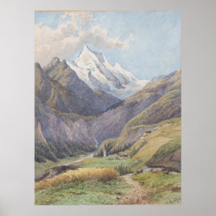 Das Mölltal mit dem Großglockner – Carl Lafite Poster
