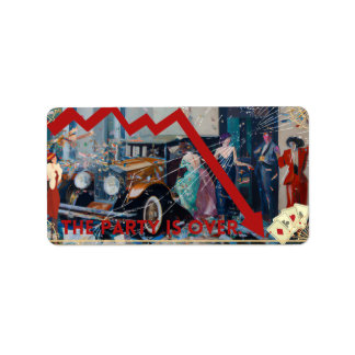 Das Party ist vorbei. Label