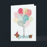 Daschund Birthday Card<br><div class="desc">Daschund Birthday Card</div>