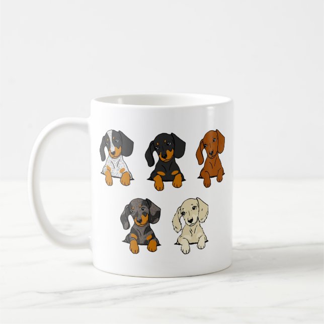 Daschund Coffee Mug (Left)