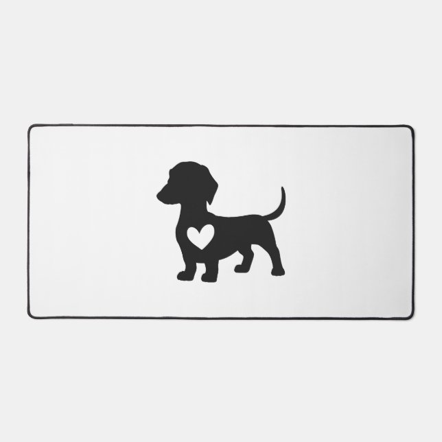 Daschund       desk mat (Front)