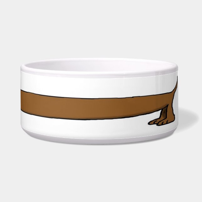 Daschund dog dish (Right)