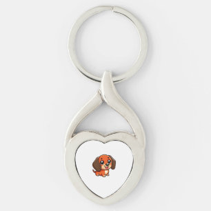 Daschund Key Ring