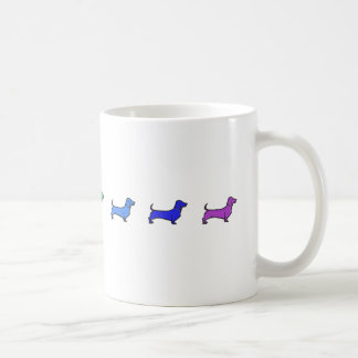 Daschund Rainbow Mug