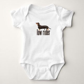 Daschund Sausage Dog Baby Bodysuit