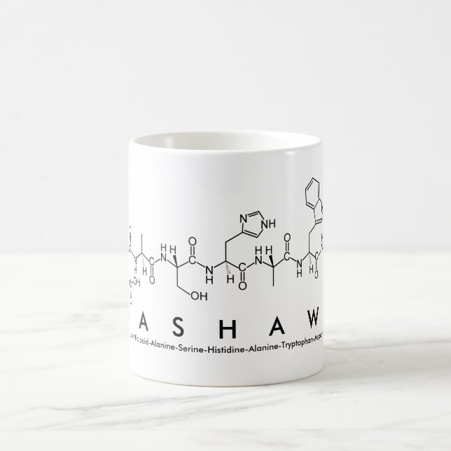 Dashawn peptide name mug (Center)