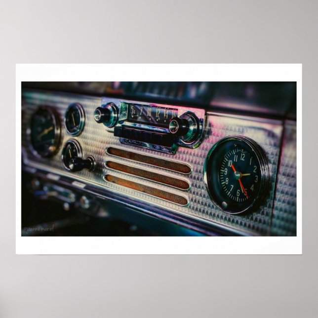 Dashboard Poster Print (Front)
