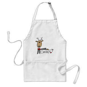 Dasher Reindeer Tshirts and Gifts Standard Apron