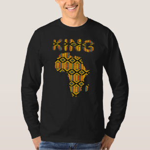 Dashiki Print African Tribal King Ethnic Kente Clo T-Shirt