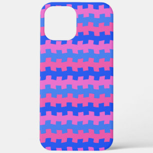 Dashing Blue and Pink Chemistry iPhone 12 Pro Max Case