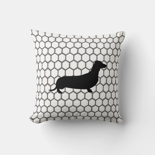 Dashing Dachshund Cushion (Front)