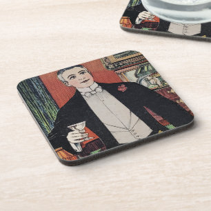 Dashing Dandy Victorian Gentleman Coaster