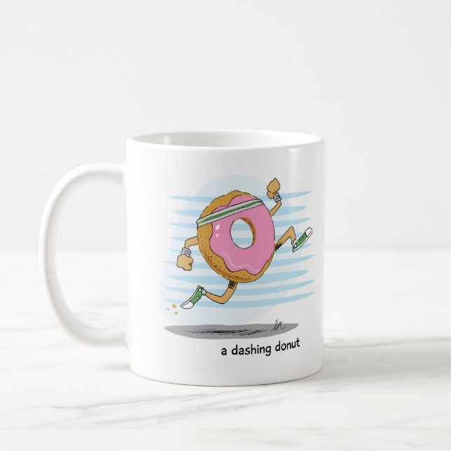 Dashing Doughnut Mug (Left)