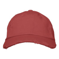 Dashing Red Chino Twill Cap