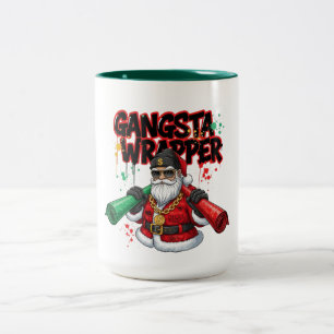 Dashing Through the Dough Christmas Two-Tone Coffee Mug