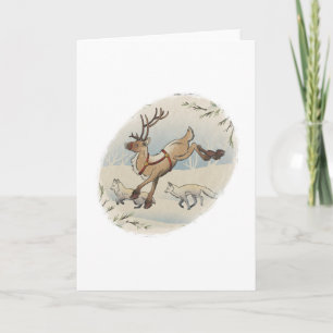 Dashing Through the Snow Card