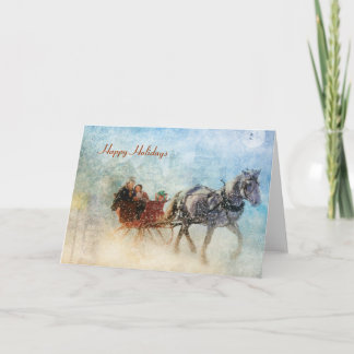 Dashing Through the Snow Holiday Card