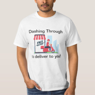 Dashing Through to Deliver to You Driver T-Shirt