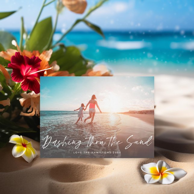 Dashing Thru the Sand Beach Holiday Photo (Creator Uploaded)