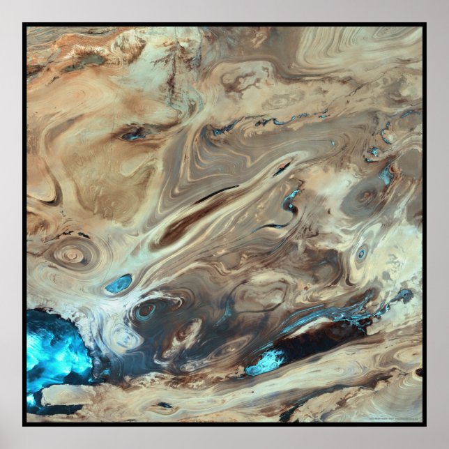 Dasht-e Kevir Great Salt Desert Iran Poster (Front)