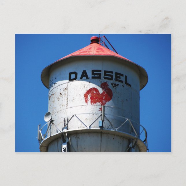 Dassel Water Tower Postcard (Front)