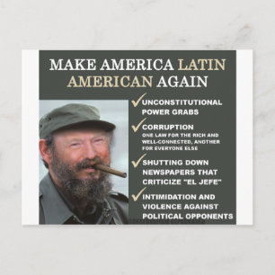 Dastro: Make America Latin American Again Postcard