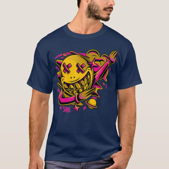 DAT DAB Smiling DJ Apparel T-Shirt (Front)