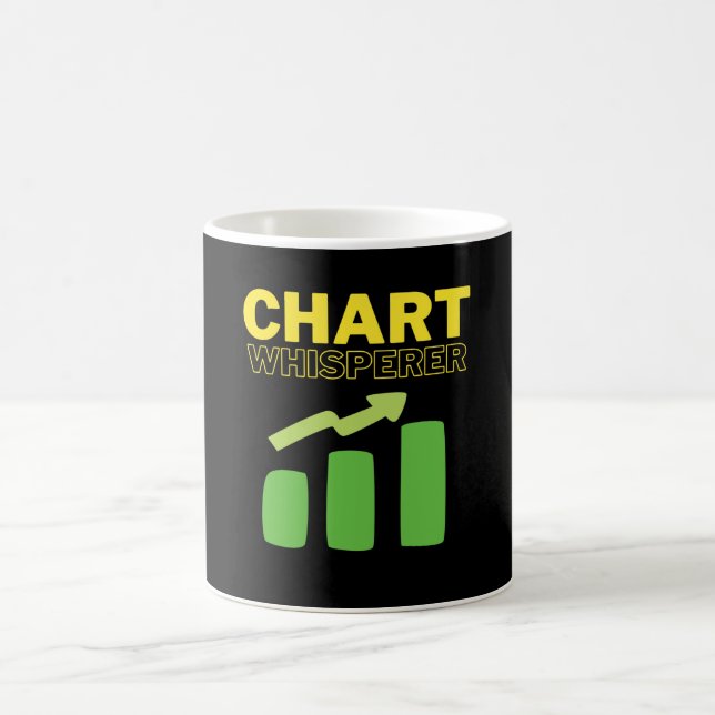 Data Analyst funny Chart Statistics Coffee Mug (Center)