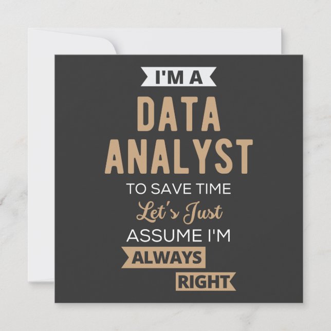 Data Analyst Invitation (Front)