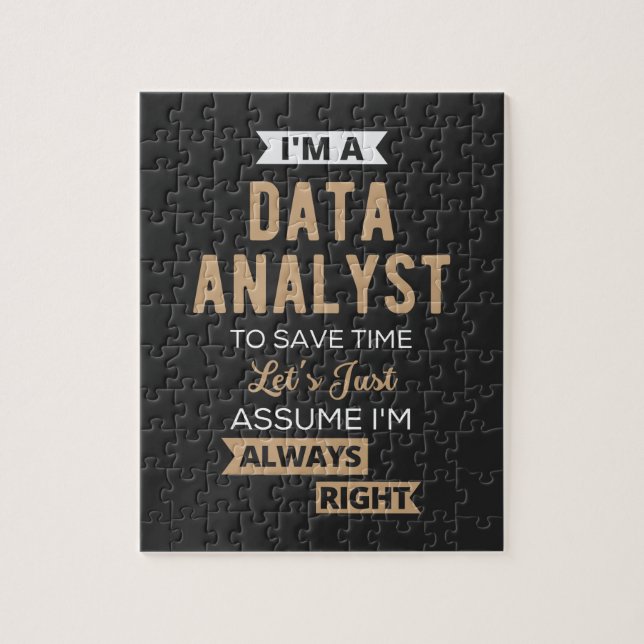 Data Analyst Jigsaw Puzzle (Vertical)