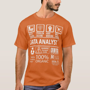 Data Analyst Multitasking Job Gift Item T-Shirt
