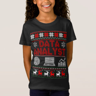 Data Analyst Off Shoulder Christmas Ugly Sweater