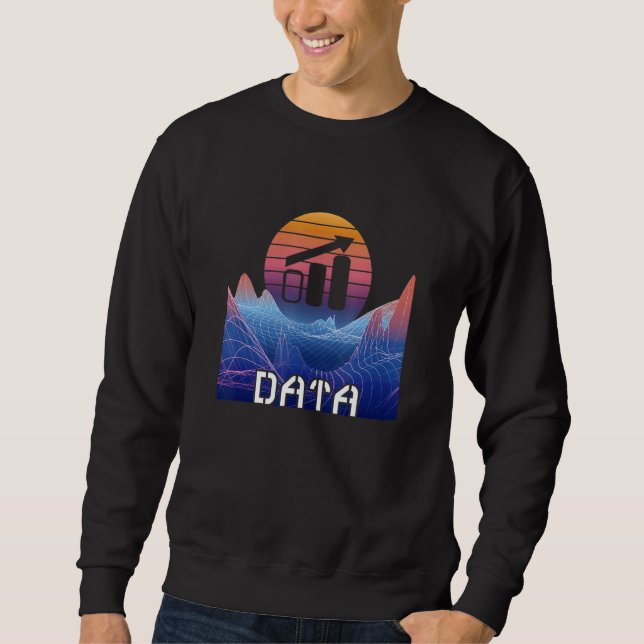 Data Analyst Space Landscape Software Engineer Dat Sweatshirt (Front)