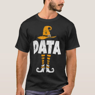 Data Analyst Statistics Scientist Halloween Themed T-Shirt