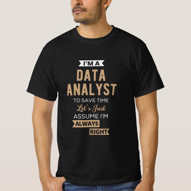Data Analyst T-Shirt (Front)