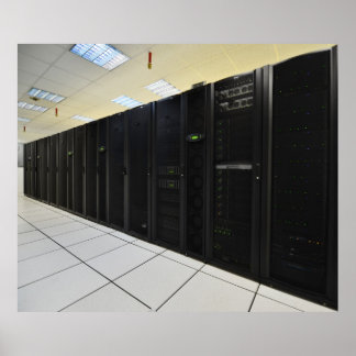 data center computers poster