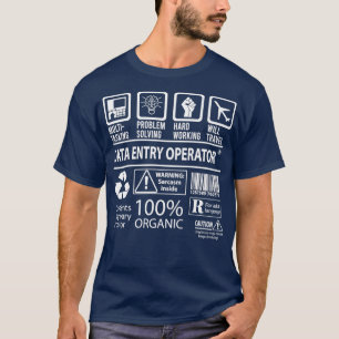 Data Entry Operator Multitasking Job Gift Item T-Shirt